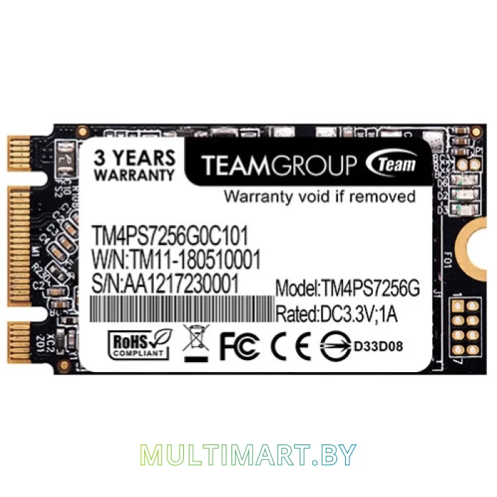 SSD диск Team MS30 256GB TM4PS7256G0C101
